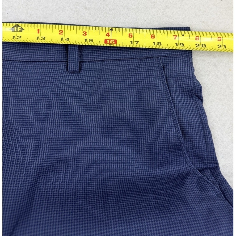 Jos A Bank 38x29 Blue Houndstooth 1905 Stretch Wool Blend Mens Dress Pants - Picture 8 of 10